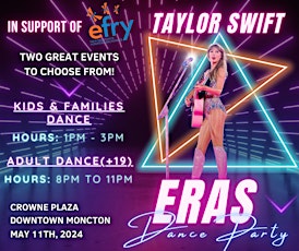 Taylor Swift Eras Kids & Families Dance Party in support of EFryNB