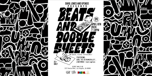 Primaire afbeelding van Daru Jones & Upendo: Beats and Doodle Sheets (Powered by Secret Walls)