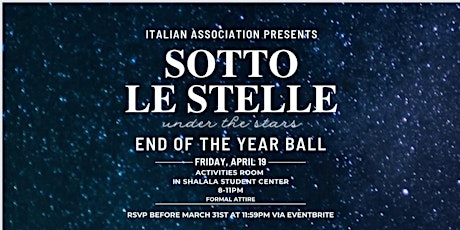 Italian Association End of the Year Ball