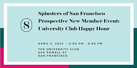 SOSF Prospective New Member Event: University Club Happy Hour primary image