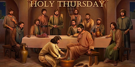 Holy Thursday Mass 7:00 PM at St. Joseph Parish Center, New Hope
