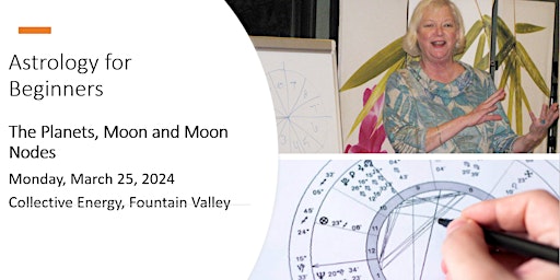 Astrology for Beginners Class "Planets, Moon and Moon Nodes" primary image