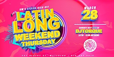 DOS TEQUILAS LATIN LONG WEEKEND THURSDAY EASTER EDITION