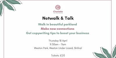 Charlotte the Copywriter's Netwalk and Talk primary image