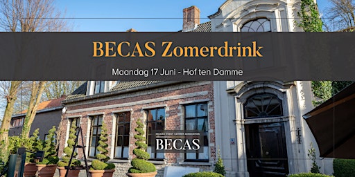 BECAS Zomerdrink 17/06  @Hof ten Damme primary image