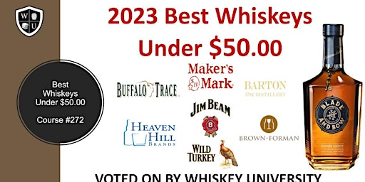 Imagen principal de Best Bourbons Under $50   BYOB  (Course #272)