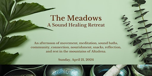 The Meadows: A Sound Healing Retreat  primärbild