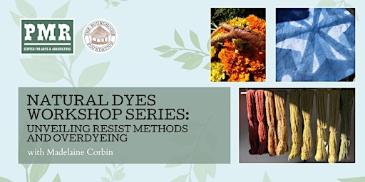 Imagem principal do evento Natural Dyes Workshop Series: Unveiling Resist Methods and Overdyeing