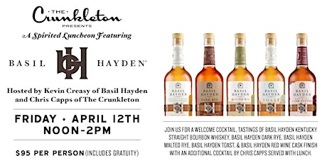 A Spirited Luncheon Featuring  Basil Hayden