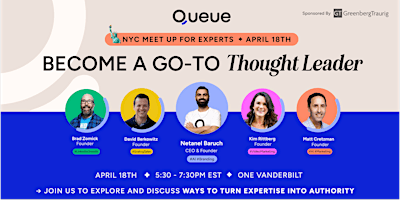 Primaire afbeelding van NYC Meet Up for Experts: Become A Go-To Thought Leader in Your Niche