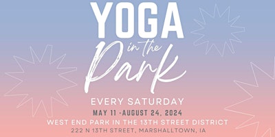 Yoga in the Park - Marshalltown, IA primary image
