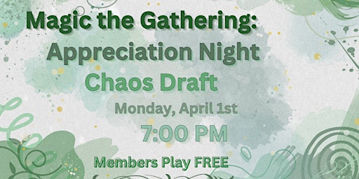 MtG: April Community Appreciation Night primary image