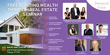 Building Wealth through Real Estate Seminar