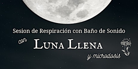 Sesion de Respiracion con Baño de Sonido con Luna LLena 4/23/24