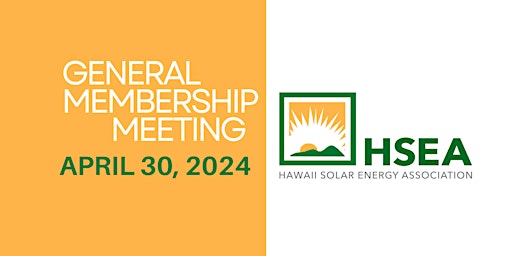 Primaire afbeelding van HSEA 2024 General Membership Meeting