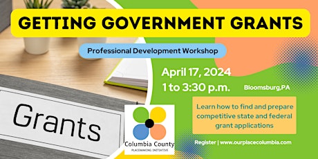 Getting Government Grants Workshop