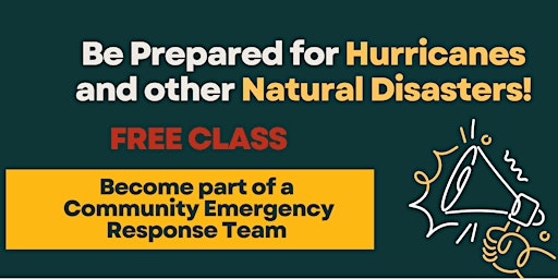 Community Emergency Response Team (CERT) Training primary image