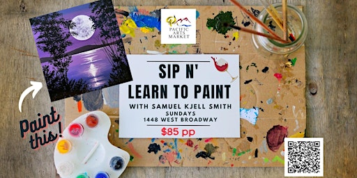 Immagine principale di Sip 'n Learn to Paint with Samuel Kjell Smith 