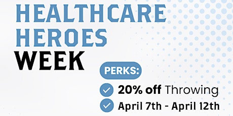 Craft Axe Throwing celebrates Healthcare Appreciation Week!