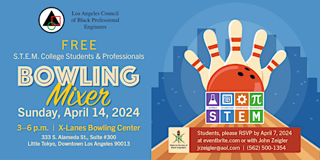 STEM College Students and Professionals Bowling Mixer