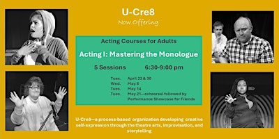 Imagen principal de Acting I: Mastering the Monologue