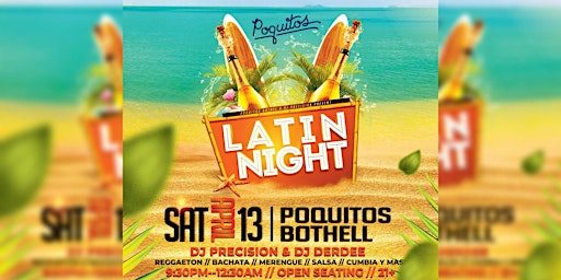 Imagen principal de SPRING Latin Night @ Poquitos Bothell