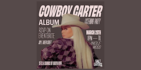 Cowboy Carter Album Listening Party