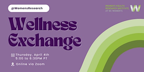 @WomensResearch Wellness Exchange Spring 2024