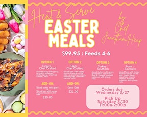 The Bruce - Heat & Serve Easter Meals