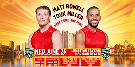 Here Come The Suns! Touk Miller & Matt Rowell LIVE at Lonestar Tavern!