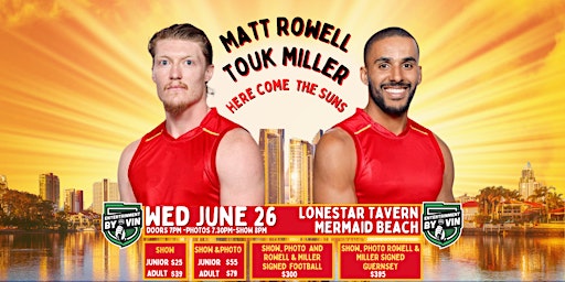 Imagem principal do evento Here Come The Suns! Touk Miller & Matt Rowell LIVE at Lonestar Tavern!