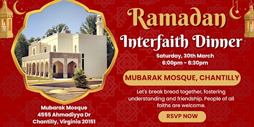 Imagen principal de Voices For Peace - Ramadan Interfaith Dinner