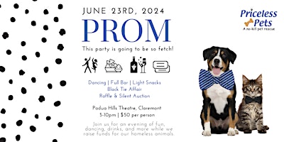 Imagem principal do evento Priceless Pets Prom