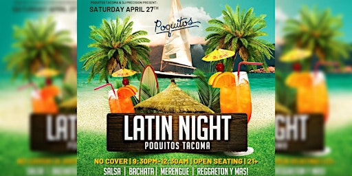 Imagen principal de Latin Night @ Poquitos Tacoma