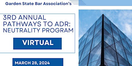 3rd Annual Pathways to ADR