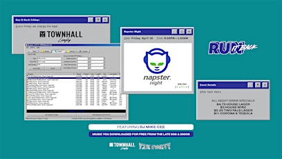 NAPSTER NIGHT (Y2K PARTY) AT RUN IT BACK FRIDAYS