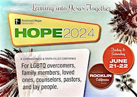Imagem principal do evento Restored Hope 2024 Conference (LGBT-SSA)