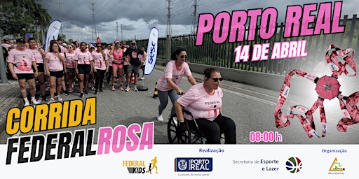 Imagem principal de Corrida Federal Rosa - Contra a Violência Doméstica - Porto Real