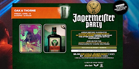 JAGERMEISTER PARTY AT WORST BEHAVIOUR