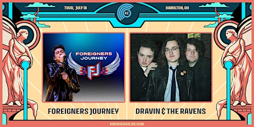 Imagem principal do evento FOREIGNERS JOURNEY + DRAVIN & THE RAVENS