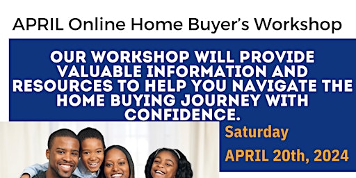 Imagen principal de April Online Home Buyers Workshop