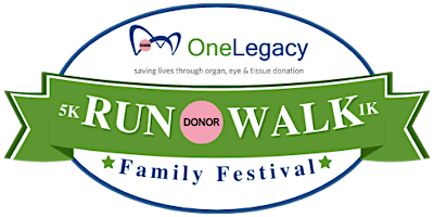 Hauptbild für 2024 OneLegacy Run Walk - Early Packet Pick Up - Two Date Options