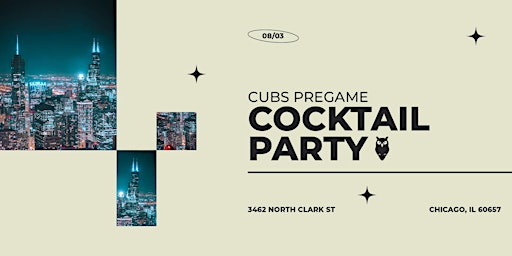 Primaire afbeelding van Cubs Pregame Brunch Cocktail Party Sponsored by Wise Collaboration