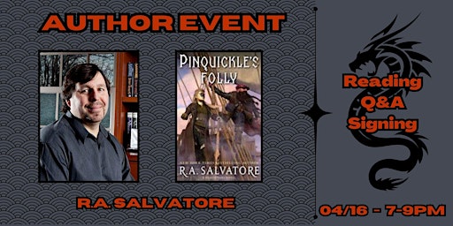 Imagen principal de Author Event: RA Salvatore
