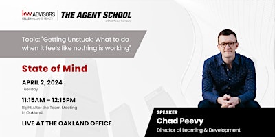 Hauptbild für State of Mind with Chad Peevy | Getting Unstuck