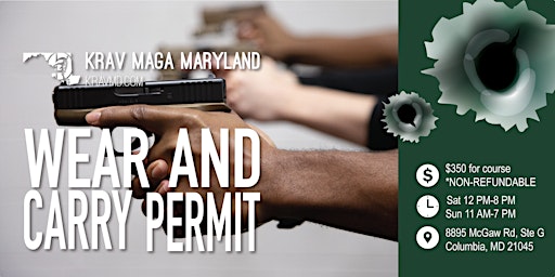 Primaire afbeelding van Maryland Wear and Carry Permit