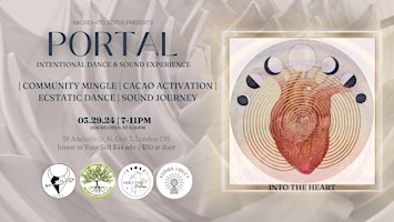 Imagem principal do evento PORTAL: Into The Heart | Intentional Dance & Sound Experience