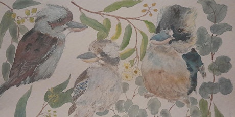 Paint a Kookaburra : watercolor painting workshop