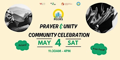 Primaire afbeelding van PEERS Prayer & Unity Community Celebration