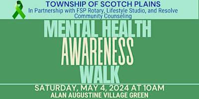 Primaire afbeelding van Scotch Plains Mental Health Awareness Walk